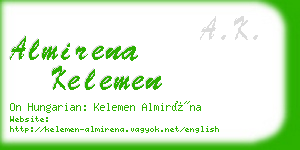 almirena kelemen business card